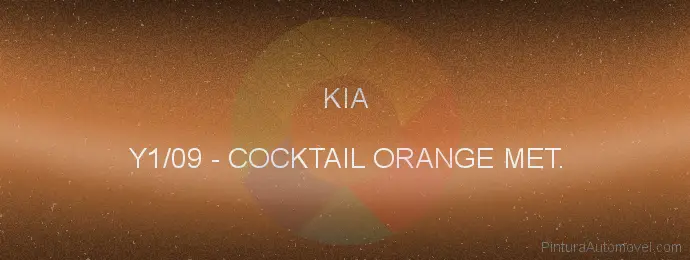 Pintura Kia Y1/09 Cocktail Orange Met.