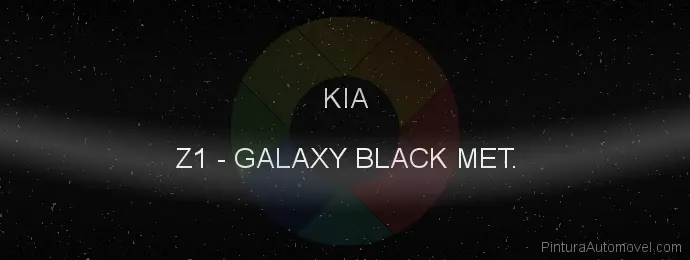 Pintura Kia Z1 Galaxy Black Met.