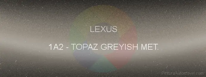 Pintura Lexus 1A2 Topaz Greyish Met.