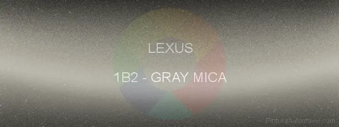 Pintura Lexus 1B2 Gray Mica