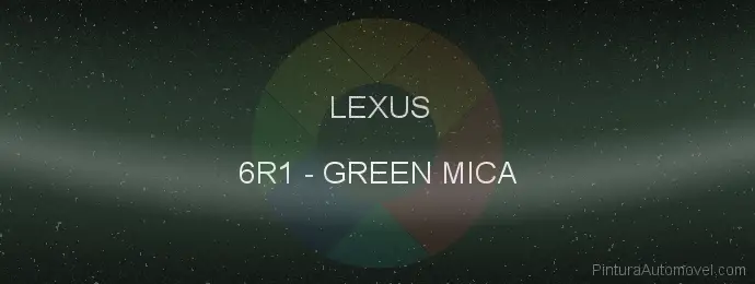 Pintura Lexus 6R1 Green Mica