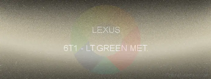 Pintura Lexus 6T1 Lt.green Met.