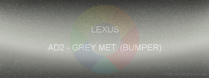 Pintura Lexus AD2 Grey Met. (bumper)