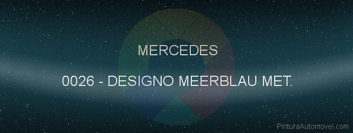 Pintura Mercedes 0026 Designo Meerblau Met.