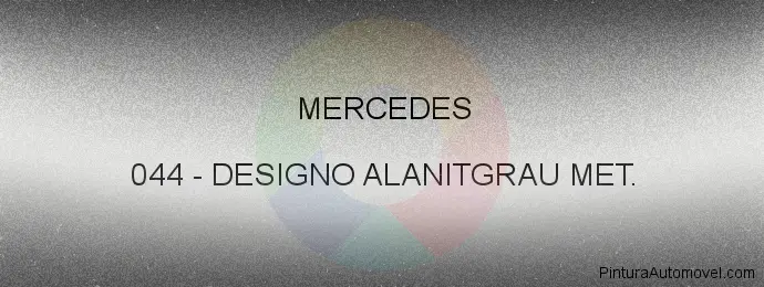 Pintura Mercedes 044 Designo Alanitgrau Met.