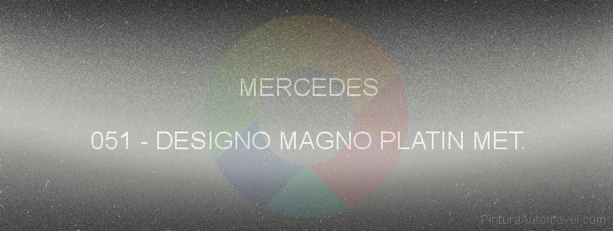 Pintura Mercedes 051 Designo Magno Platin Met.
