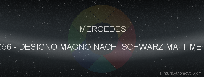 Pintura Mercedes 056 Designo Magno Nachtschwarz Matt Met.