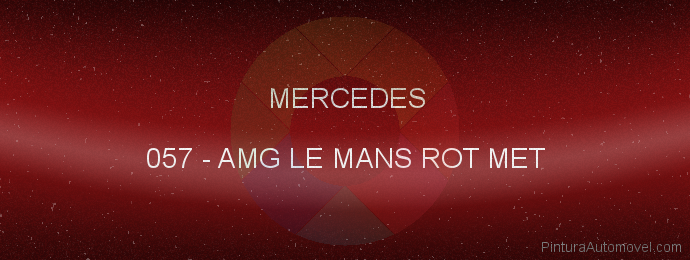 Pintura Mercedes 057 Amg Le Mans Rot Met