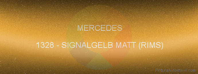 Pintura Mercedes 1328 Signalgelb Matt (rims)