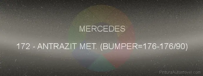 Pintura Mercedes 172 Antrazit Met. (bumper=176-176/90)