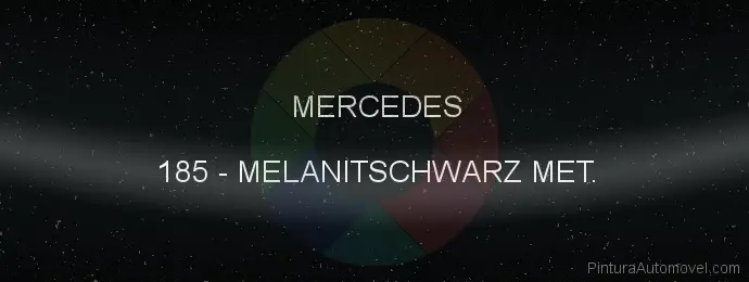 Pintura Mercedes 185 Melanitschwarz Met.