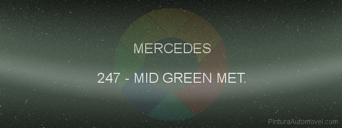 Pintura Mercedes 247 Mid Green Met.
