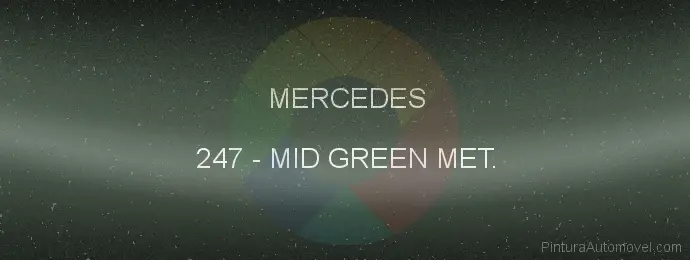 Pintura Mercedes 247 Mid Green Met.