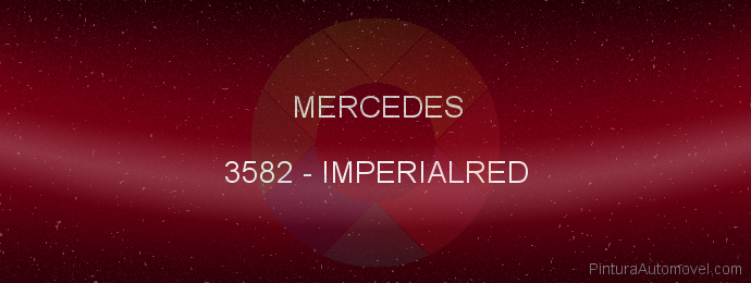 Pintura Mercedes 3582 Imperialred