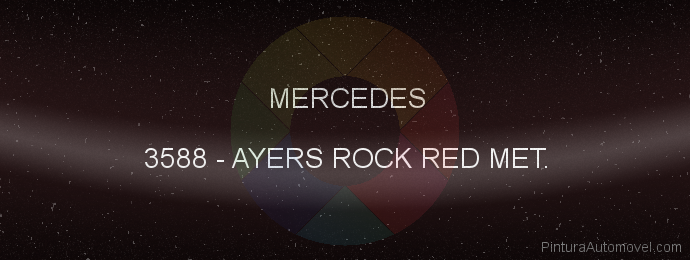 Pintura Mercedes 3588 Ayers Rock Red Met.