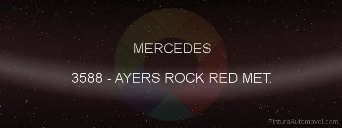 Pintura Mercedes 3588 Ayers Rock Red Met.