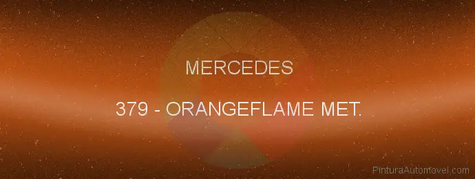 Pintura Mercedes 379 Orangeflame Met.
