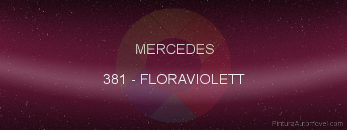 Pintura Mercedes 381 Floraviolett