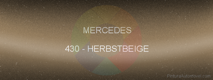 Pintura Mercedes 430 Herbstbeige