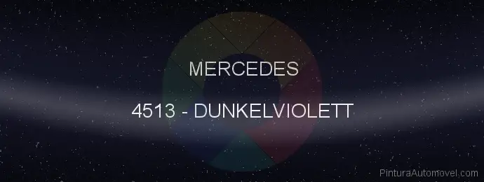 Pintura Mercedes 4513 Dunkelviolett