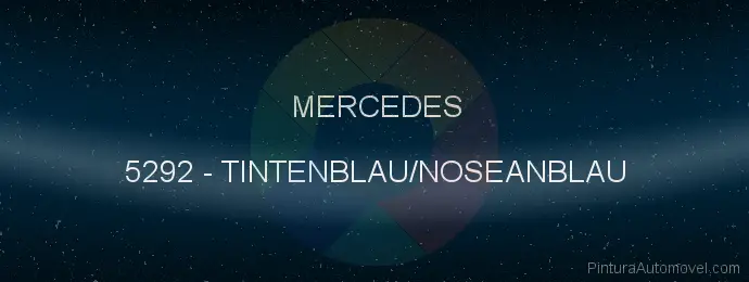 Pintura Mercedes 5292 Tintenblau/noseanblau