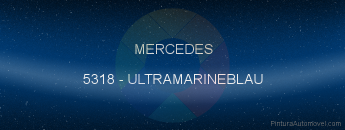 Pintura Mercedes 5318 Ultramarineblau