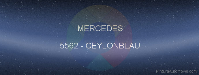 Pintura Mercedes 5562 Ceylonblau