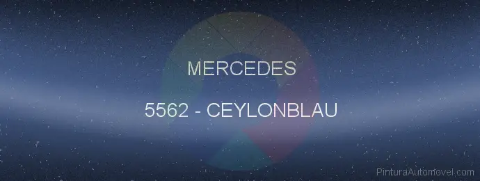 Pintura Mercedes 5562 Ceylonblau