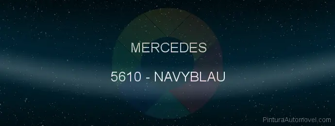 Pintura Mercedes 5610 Navyblau