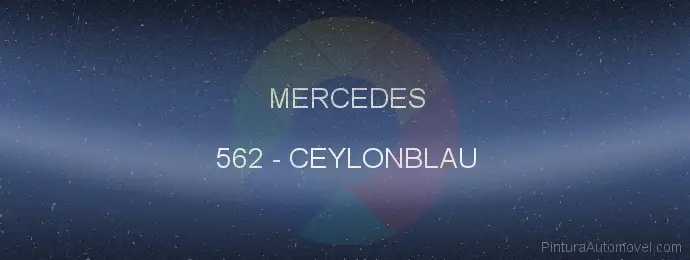 Pintura Mercedes 562 Ceylonblau