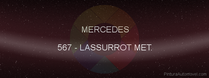 Pintura Mercedes 567 Lassurrot Met.