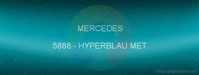 Pintura Mercedes 5888 Hyperblau Met.