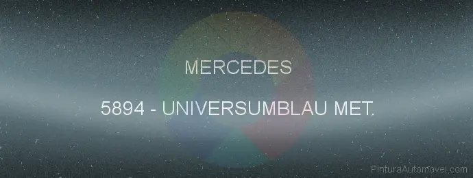 Pintura Mercedes 5894 Universumblau Met.
