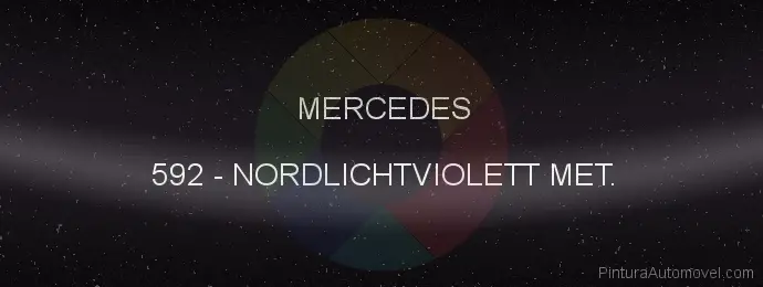 Pintura Mercedes 592 Nordlichtviolett Met.