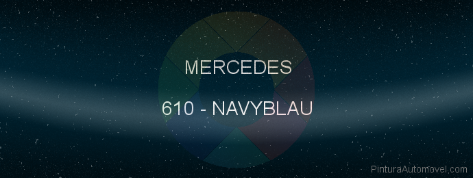 Pintura Mercedes 610 Navyblau