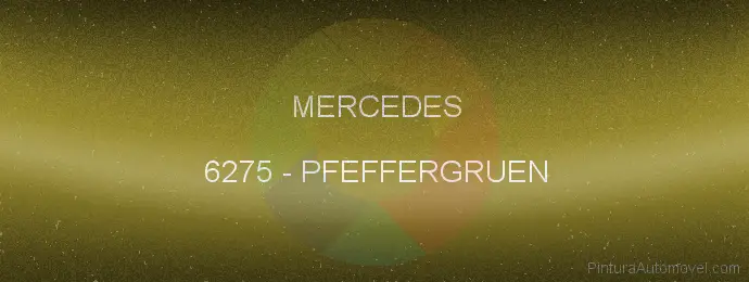 Pintura Mercedes 6275 Pfeffergruen