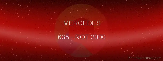 Pintura Mercedes 635 Rot 2000