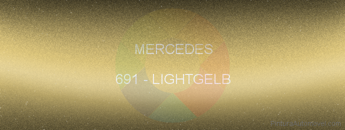 Pintura Mercedes 691 Lightgelb