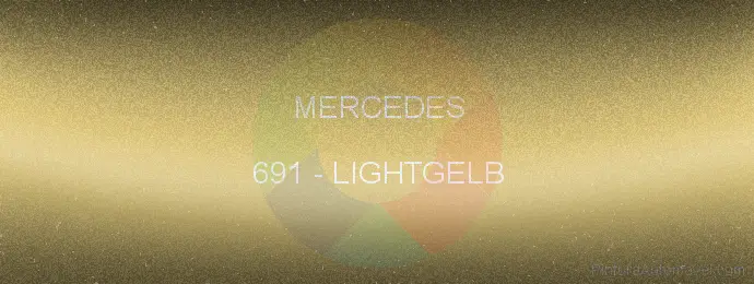 Pintura Mercedes 691 Lightgelb