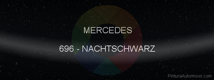 Pintura Mercedes 696 Nachtschwarz