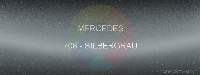 Pintura Mercedes 708 Silbergrau