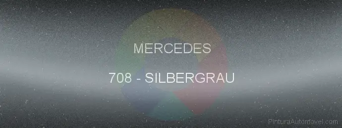 Pintura Mercedes 708 Silbergrau