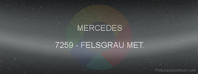 Pintura Mercedes 7259 Felsgrau Met.