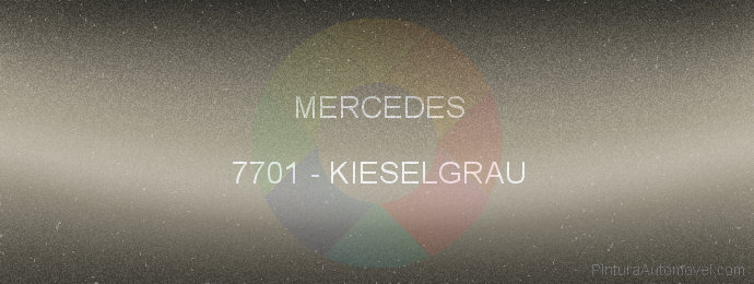 Pintura Mercedes 7701 Kieselgrau