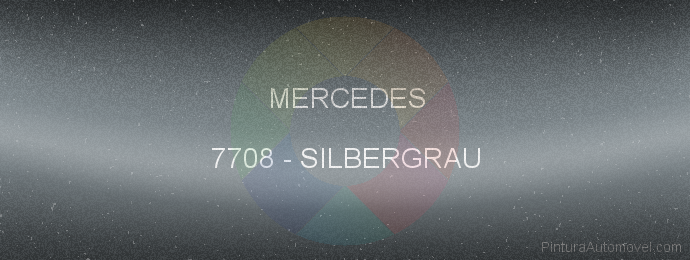 Pintura Mercedes 7708 Silbergrau