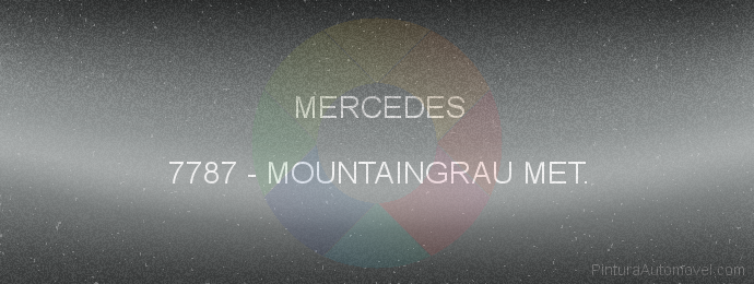 Pintura Mercedes 7787 Mountaingrau Met.