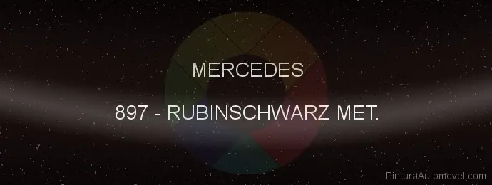 Pintura Mercedes 897 Rubinschwarz Met.