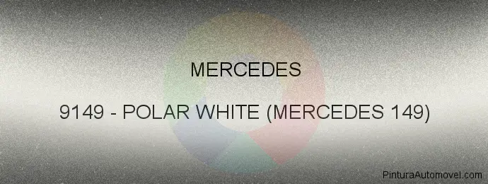Pintura Mercedes 9149 Polar White (mercedes 149)