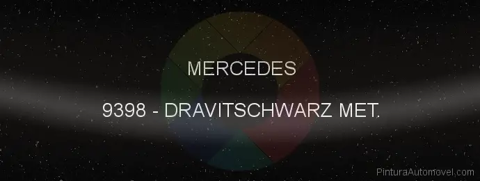Pintura Mercedes 9398 Dravitschwarz Met.