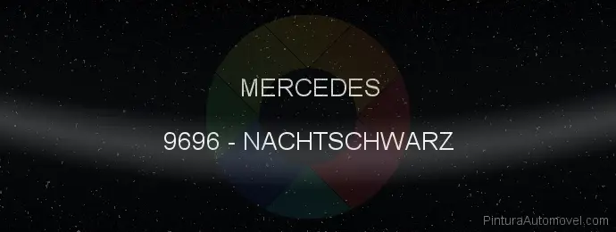 Pintura Mercedes 9696 Nachtschwarz